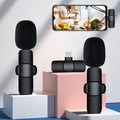 Wireless Collar Microphone, Portable Audio Noise Reduction Mic for Iphone, Tablet, Collar Mini Microphones, Wireless Mic for Video Recording, Teaching Speech Mic, Streaming Equipment, Mini Microphone