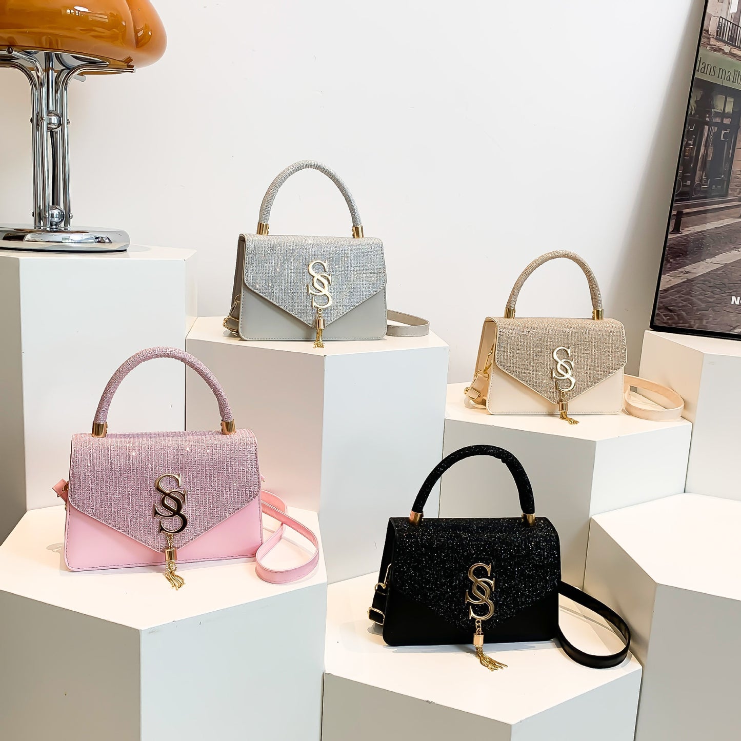 Hot Sale Fashion All-match Popular Shoulder Bag Small Square Women Handbags Strap Crossbody Messenger Purses Bags